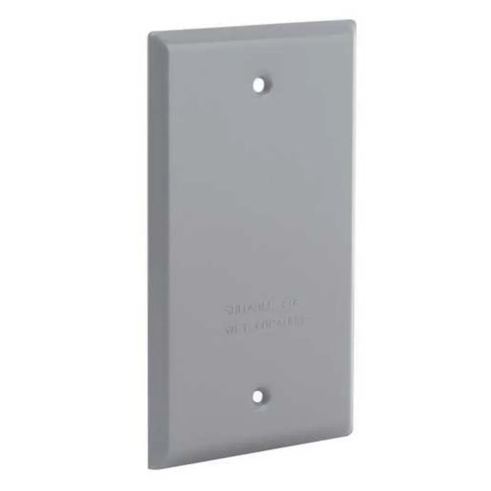 1 GANG BLANK BELL BOX COVER
