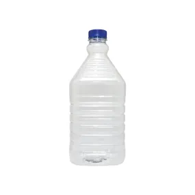 2L PET Plastic Bottle Clear Square - BOT036
