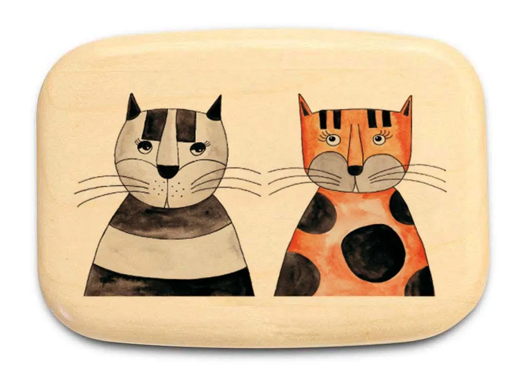 3" Med Wide Aspen - Two Cats