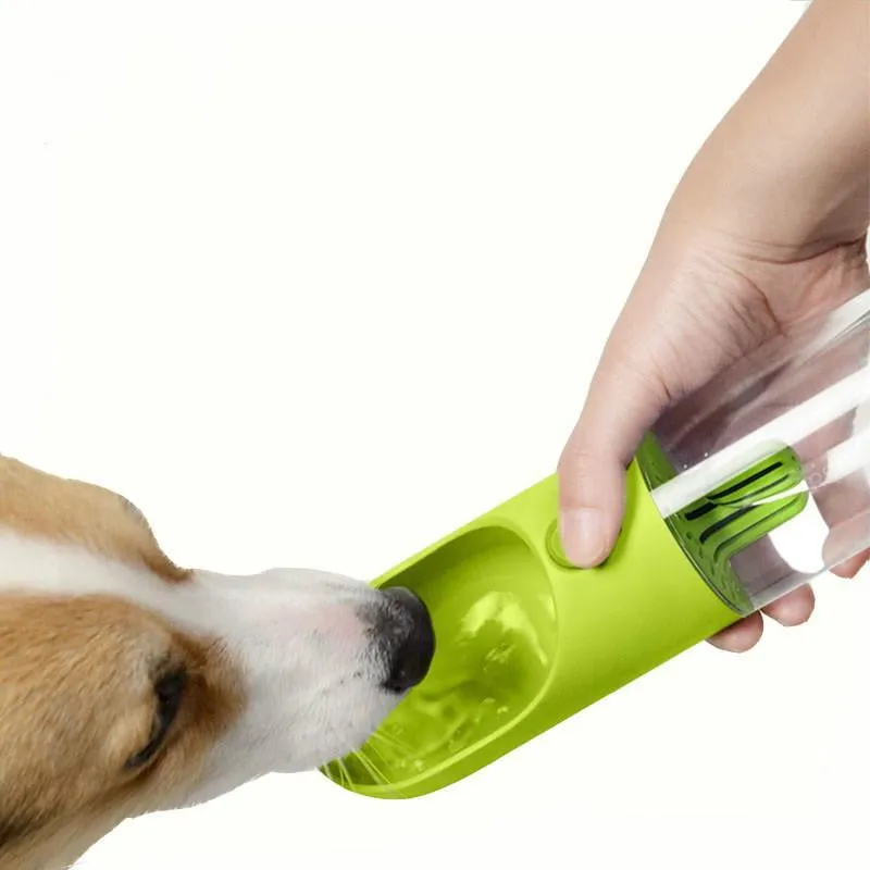 400ML Pet Dog Fedding Drinking Water Bottle