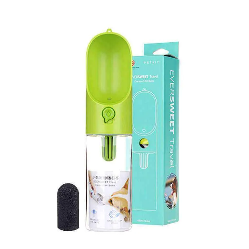 400ML Pet Dog Fedding Drinking Water Bottle