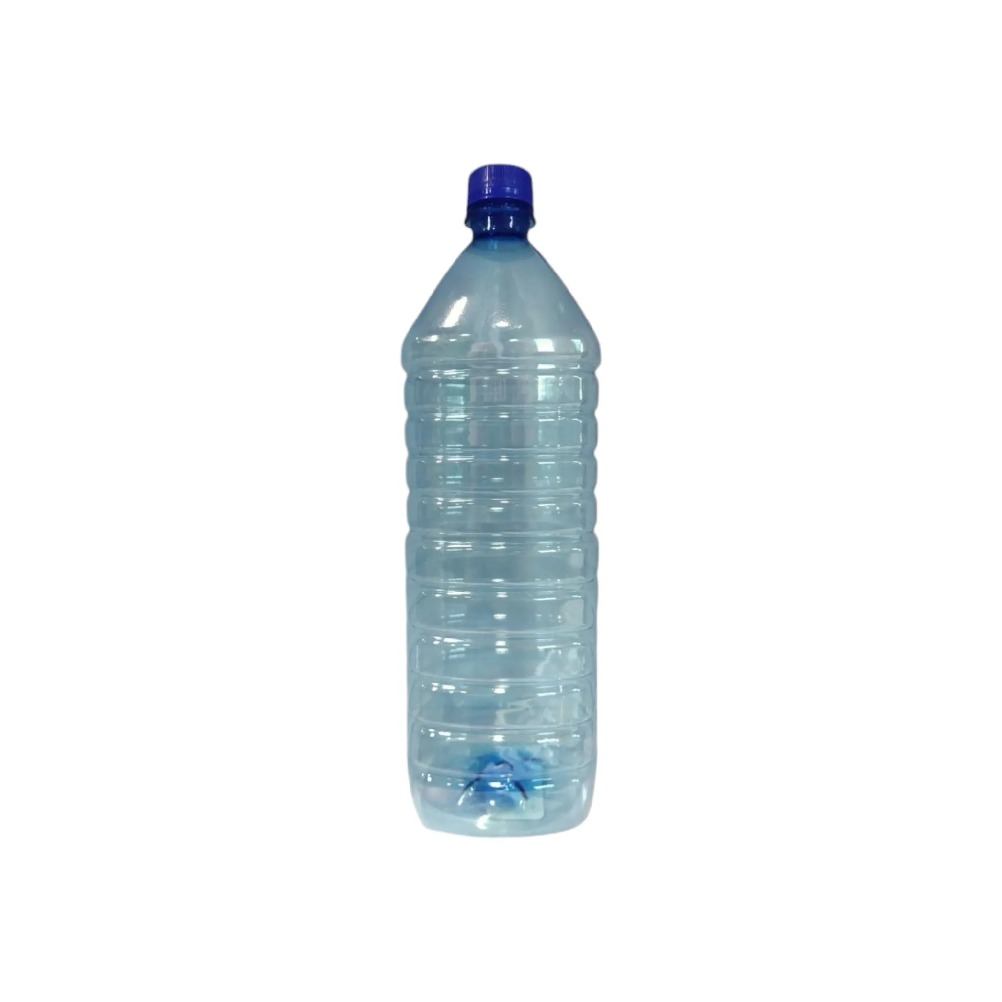 500ml PET Plastic Water Bottle Square Blue - BOT027