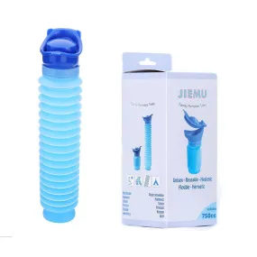 750ml Portable Urinal Cartoon Reusable for Outdoor Camping Travel