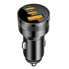 78W PD USB C Car Charger Dual PD QC3.0 Fast Power Charging Block