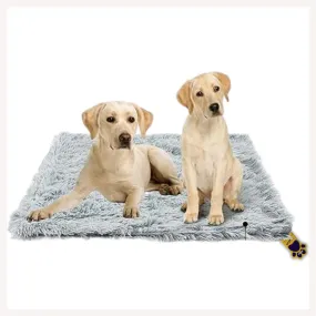 A a Pets' Faux Fur Dog Bed l Silky Soft Fluffy Fuzzy Calming