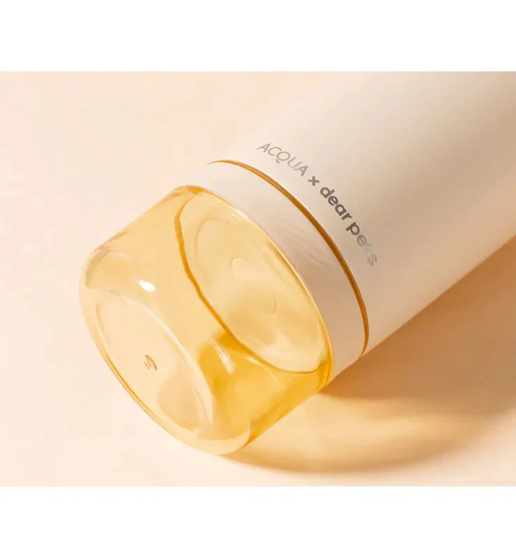 Acqua x Dear Pets Pupperjug Insulated Pet Bottle (18 oz): Milk White
