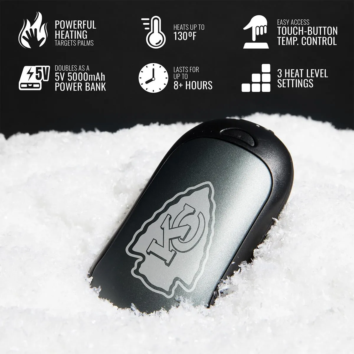ActionHeat Kansas City Chiefs Rechargeable Hand Warmer