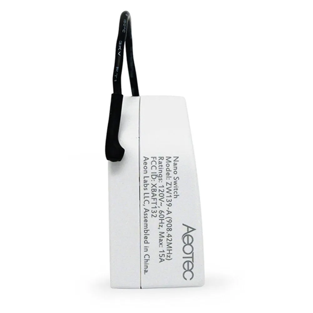 Aeotec Z-wave Nano Switch for power socket and light switch in smarthome hub