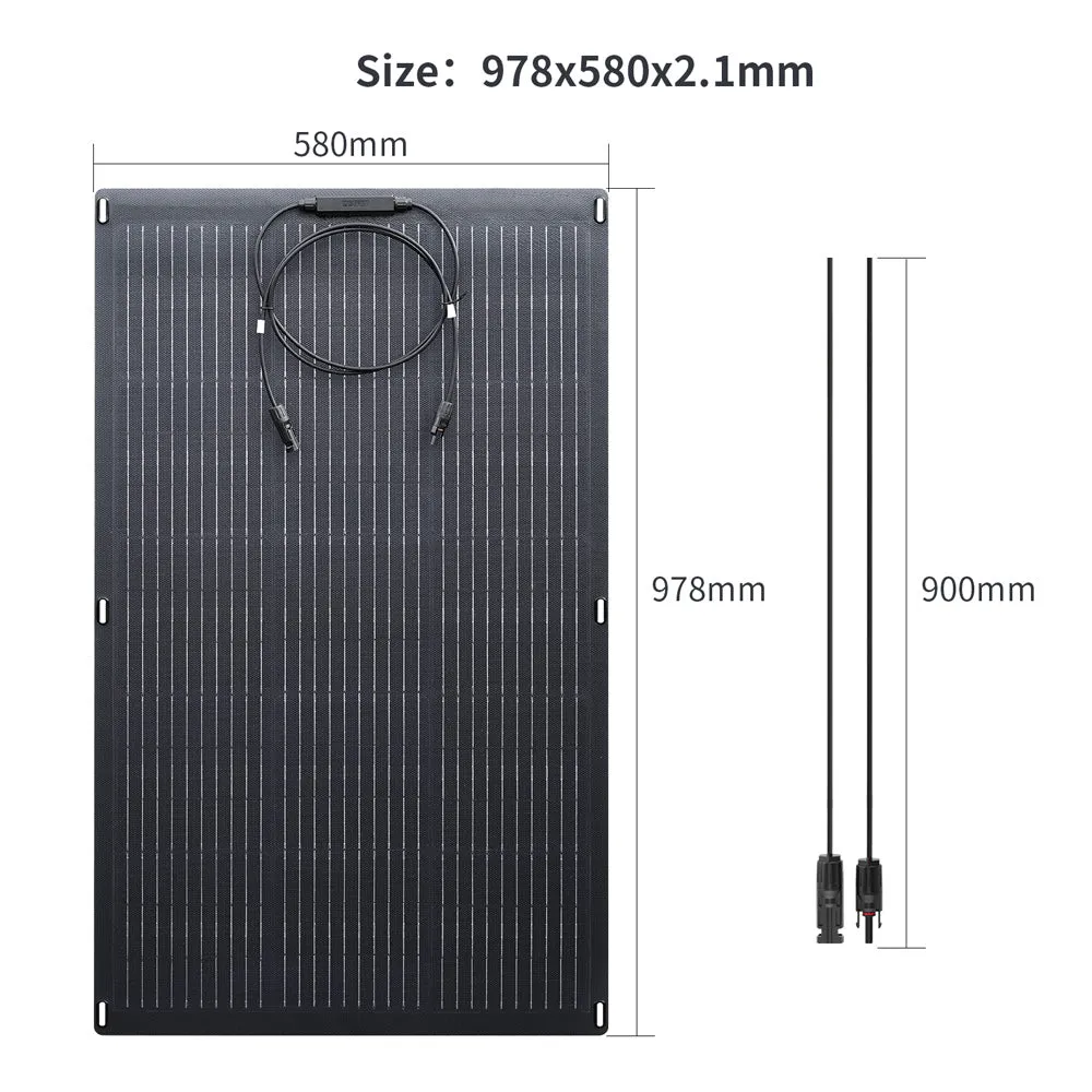 ALLPOWERS Solar Generator Kit 600W (R600   SF100 100W Flexible Solar Panel)