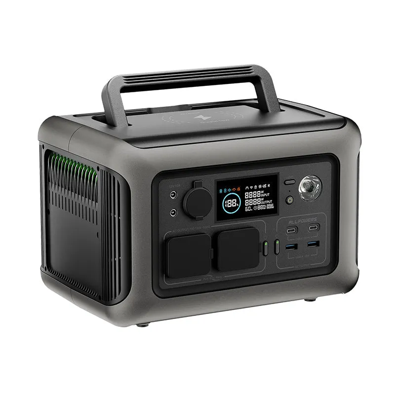 ALLPOWERS Solar Generator Kit 600W (R600   SP029 140W Solar Panel)