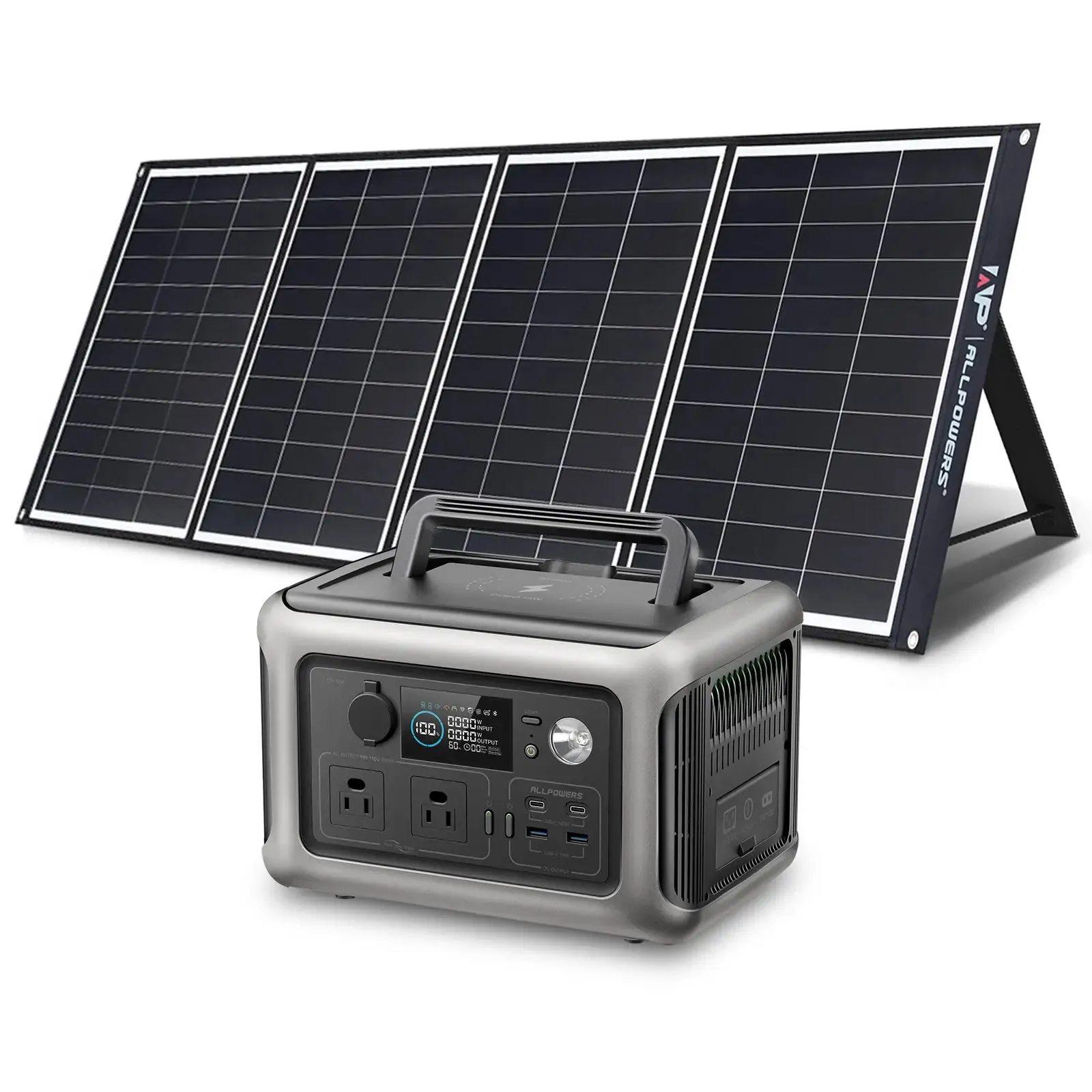 ALLPOWERS Solar Generator Kit 600W (R600   SP035 200W Solar Panel)
