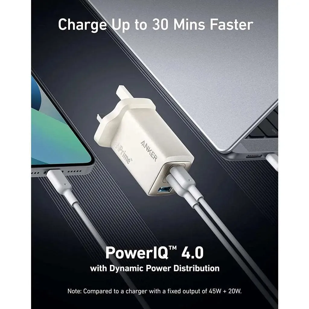 Anker Charger 735 Powerport 65W USB C Gan Charger A2668