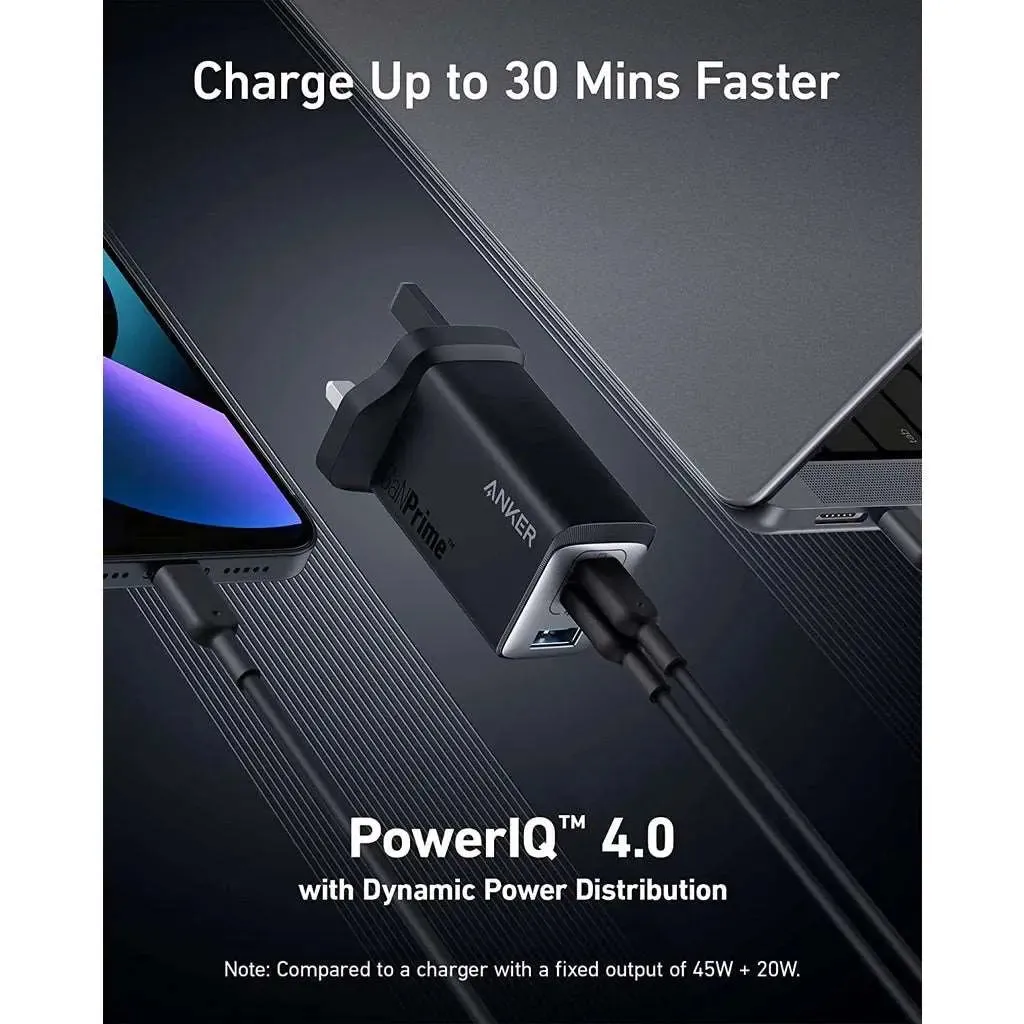 Anker Charger 735 Powerport 65W USB C Gan Charger A2668