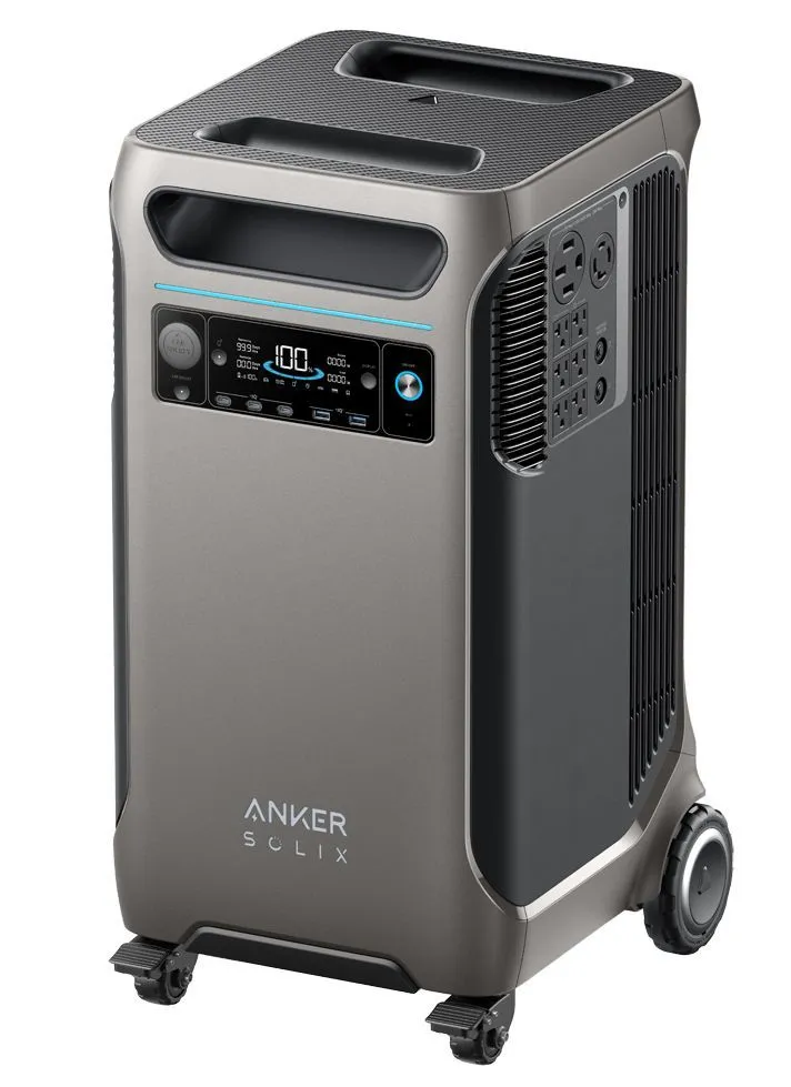 Anker SOLIX F3800 Portable Power Station with 4x Expansion Batteries - 19.20 KWh