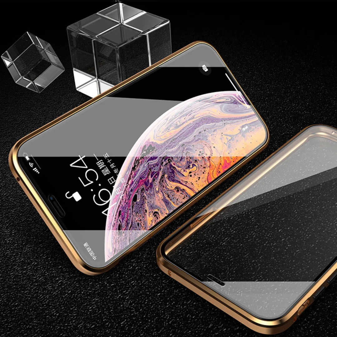 Apple iPhone (Front Back) Protection Auto-Fit Magnetic Case