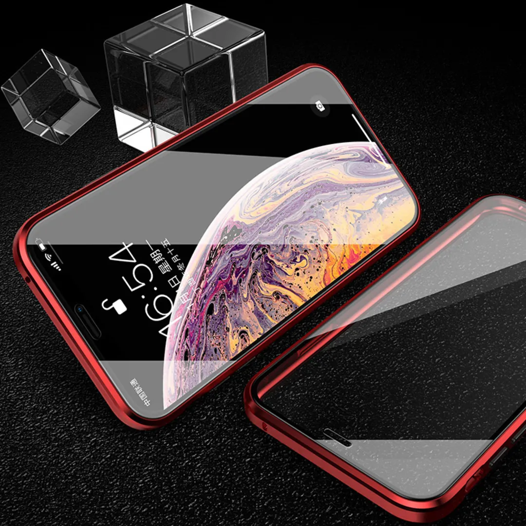 Apple iPhone (Front Back) Protection Auto-Fit Magnetic Case