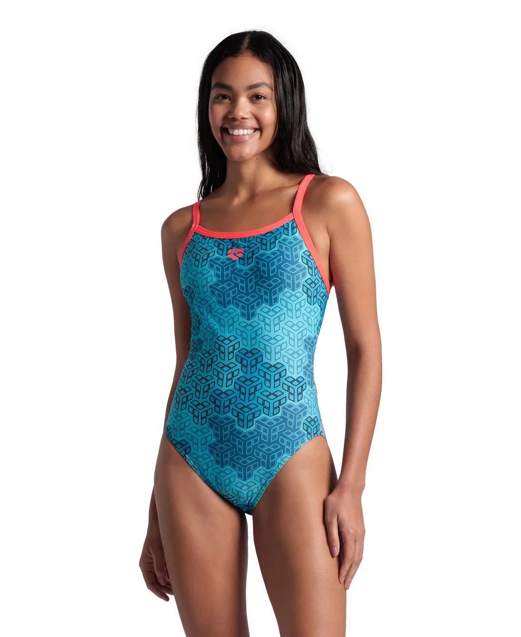 Arena Womens Camo Kikko Challenge Back One Piece