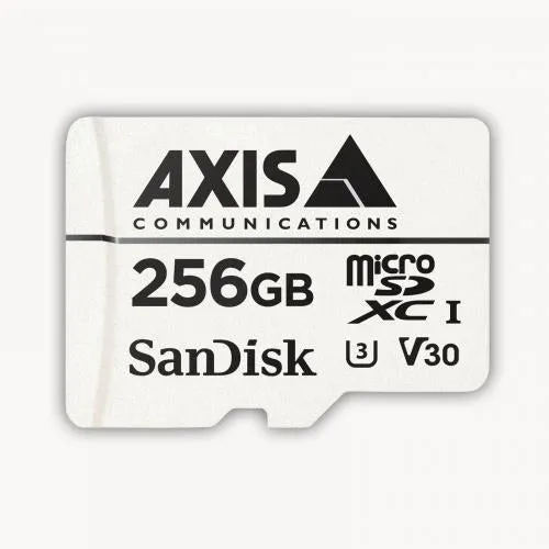 Axis Communications 256GB Surveillance UHS-I microSDXC Memory Card with SD Adapter (10-Pack)
