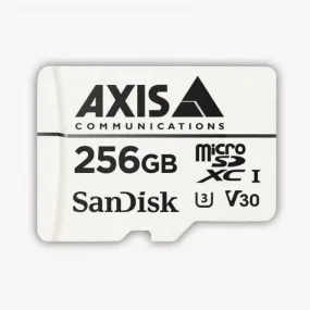 Axis Communications 256GB Surveillance UHS-I microSDXC Memory Card with SD Adapter (10-Pack)