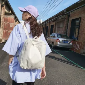 Back to school Casual Canvas Backpack Large Capacity Schoolbag Travel Backpack School Backpack for College Students Laptop Backpack