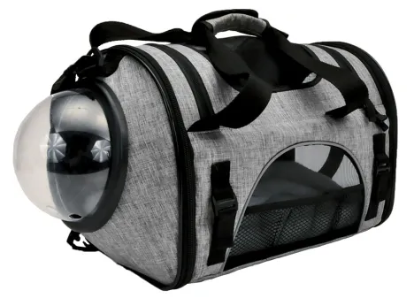 Bergan Cat Carrier Heather Grey 20L x 9.75W x 11H