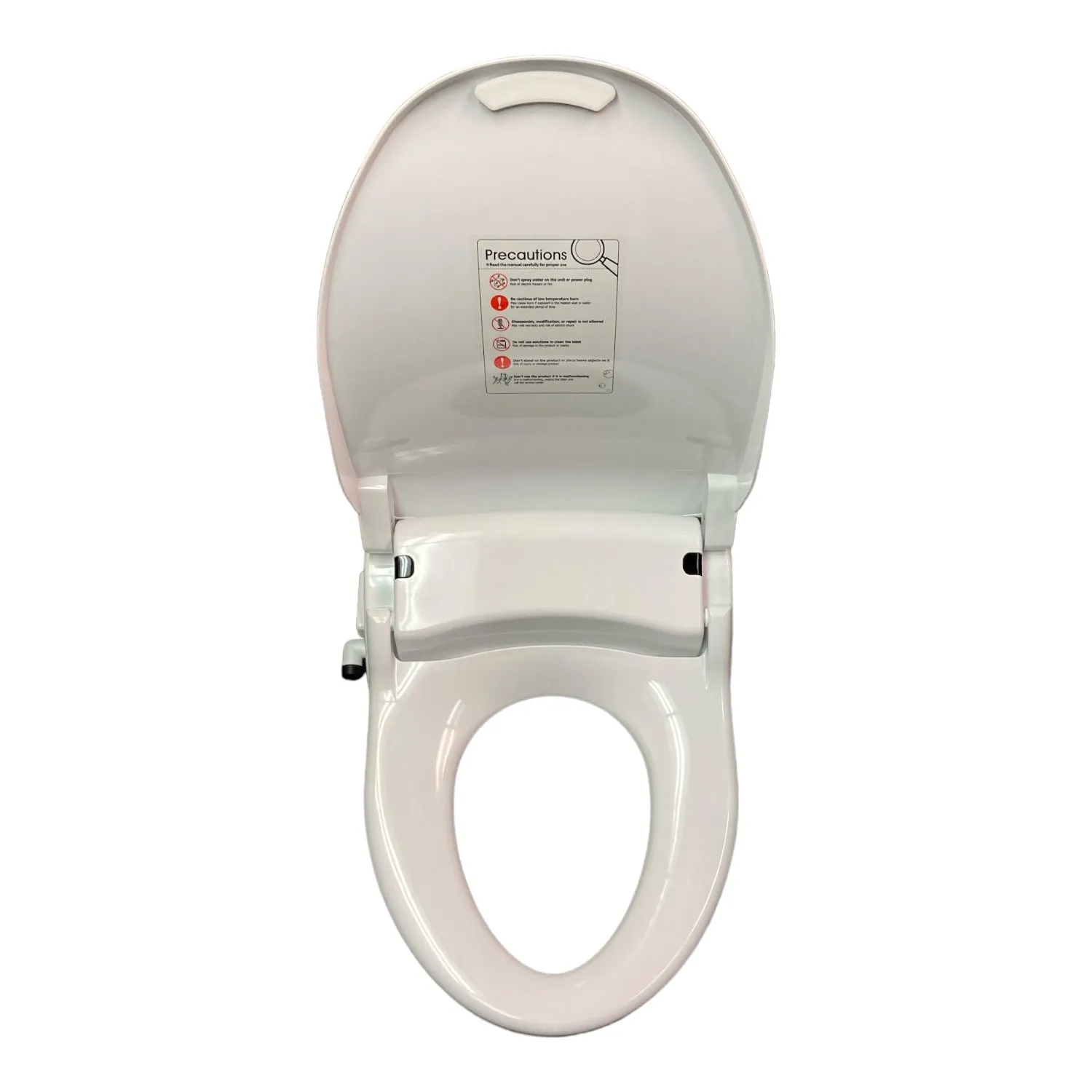 Bio Bidet Slim Two Smart Toilet Seat in Elongated White w/ Self-Cleaning Nozzle