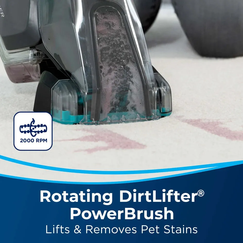 BISSELL Pet Stain Eraser PowerBrush Plus Portable Carpet Cleaner