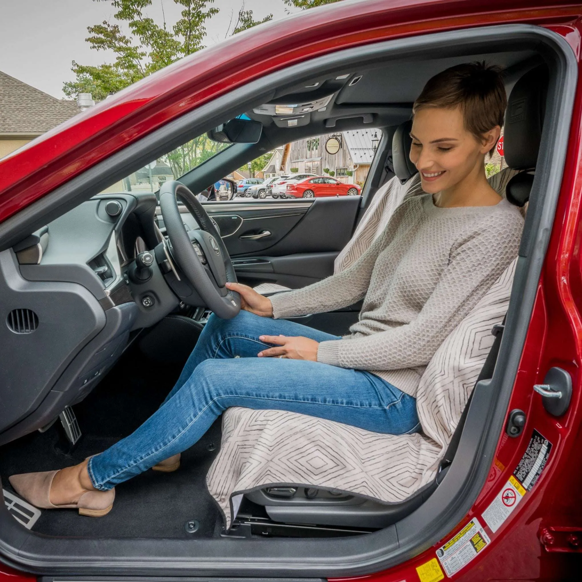 Boho Dot Car Seat Cover