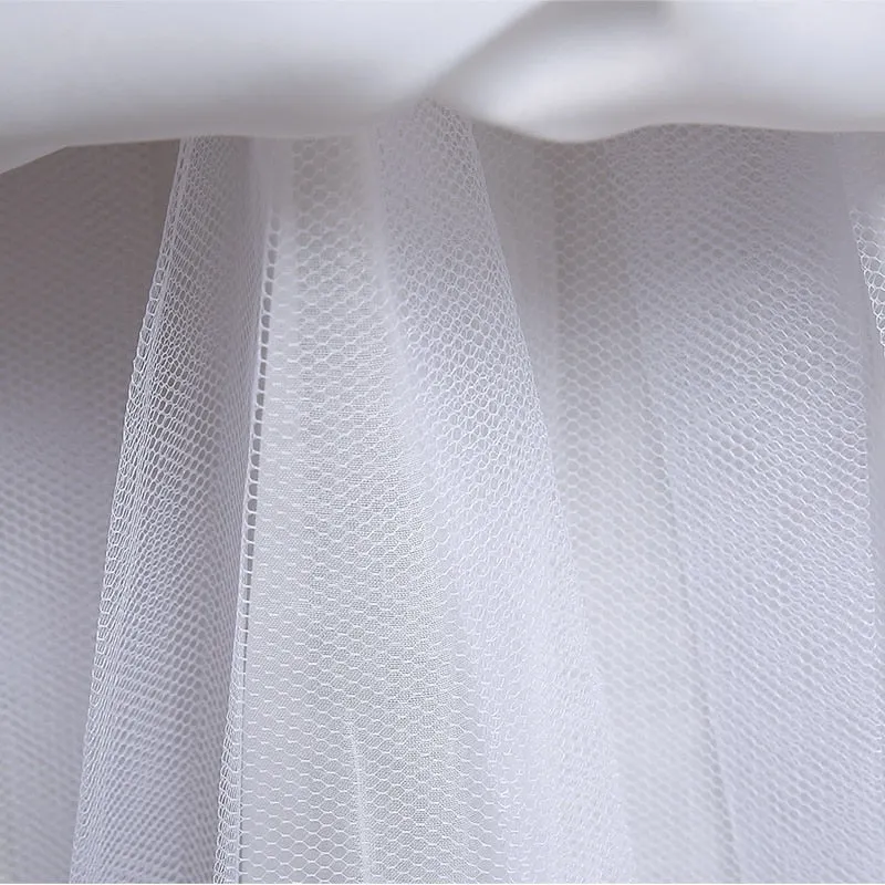 C304 3 to 9 Years Summer Crew Neck sleeveless Ruffles Designs Elegant Kids Fashion Pearl Frock Girls Long Wedding Party  Evening Dresses
