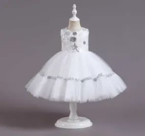 C348 Outong Yoliyolei Elegant Baby Kids Beautiful Party Dress Tutu Ball Gown Mesh Skirt for Girl Wedding Dress