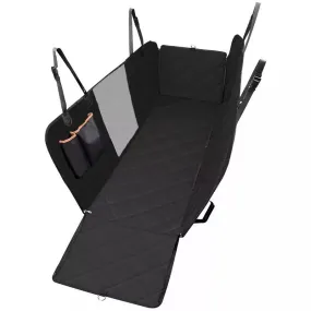 Car Rear Seat Cushions with Mesh Bag Lanyard for Pet Cat Dog Car