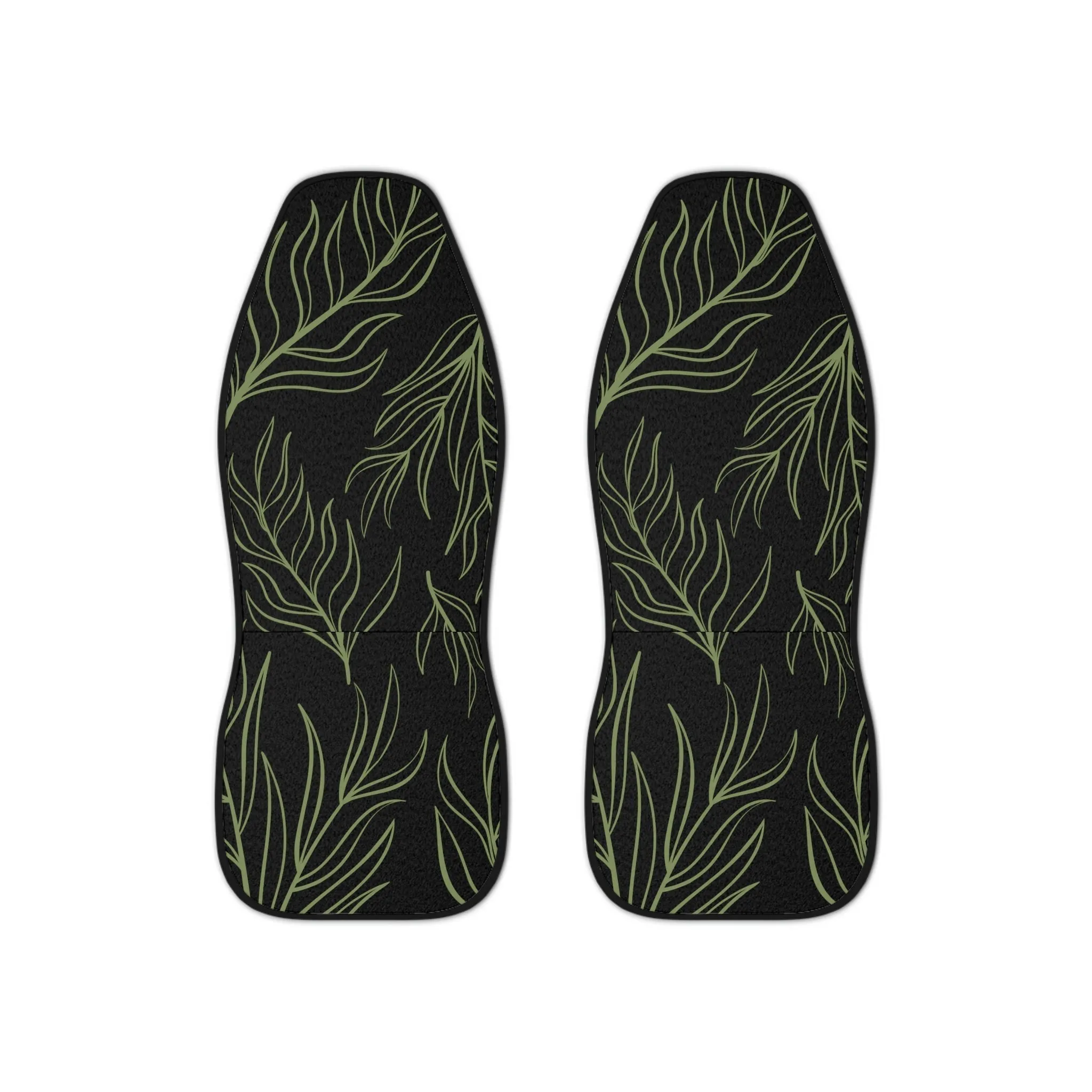 Car Seat Covers, Sage Green Floral Cute Car Accessories for Women, Boho Car Décor, Universal Car Seat Covers, Vehicle Seat Covers