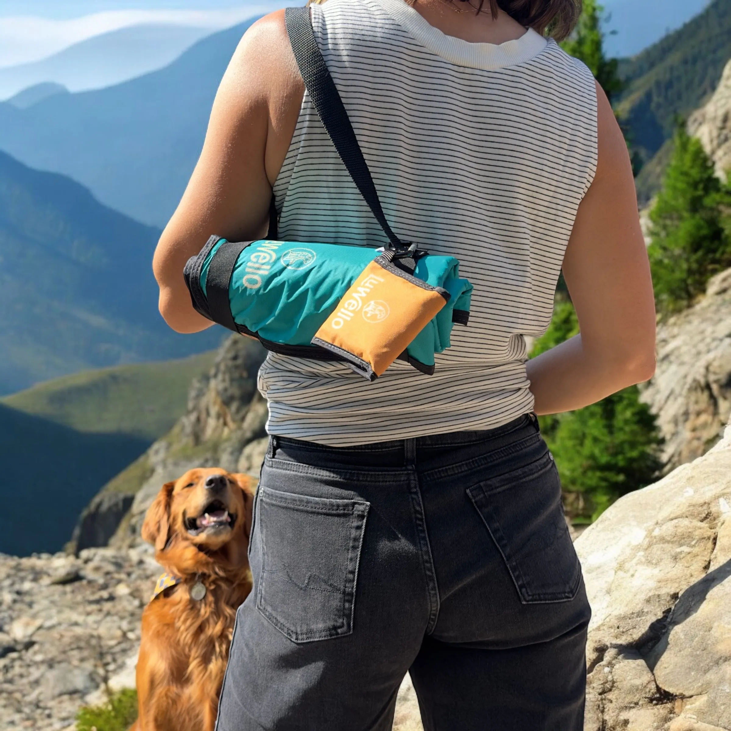 City Dog Mat with Carrying Strap