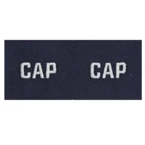 Civil Air Patrol Collar Insignia: CAP Embroidered (New Insignia)