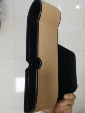 Color: Beige B, style: Set - PU leather storage box