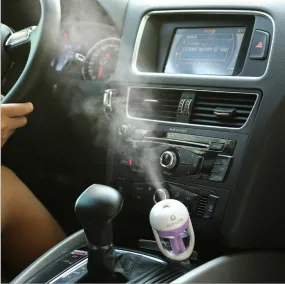 Color: Purple1 - Car Humidifier Air Purifier Freshener Essential