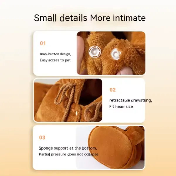 Cute Bear Pet Carrier Bag