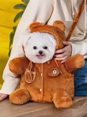 Cute Bear Pet Carrier Bag