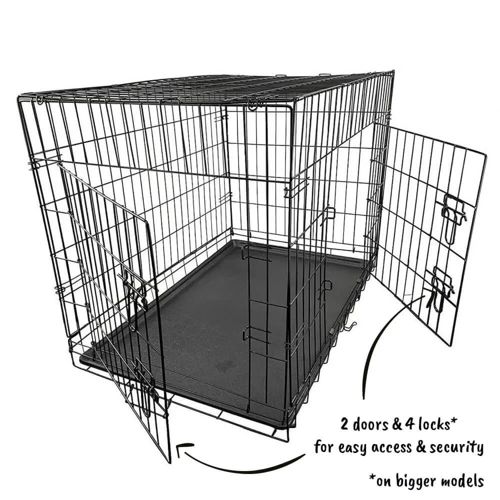 Dog Crate Home Folding Kennel - XS 61L x 46W x 51Hcm