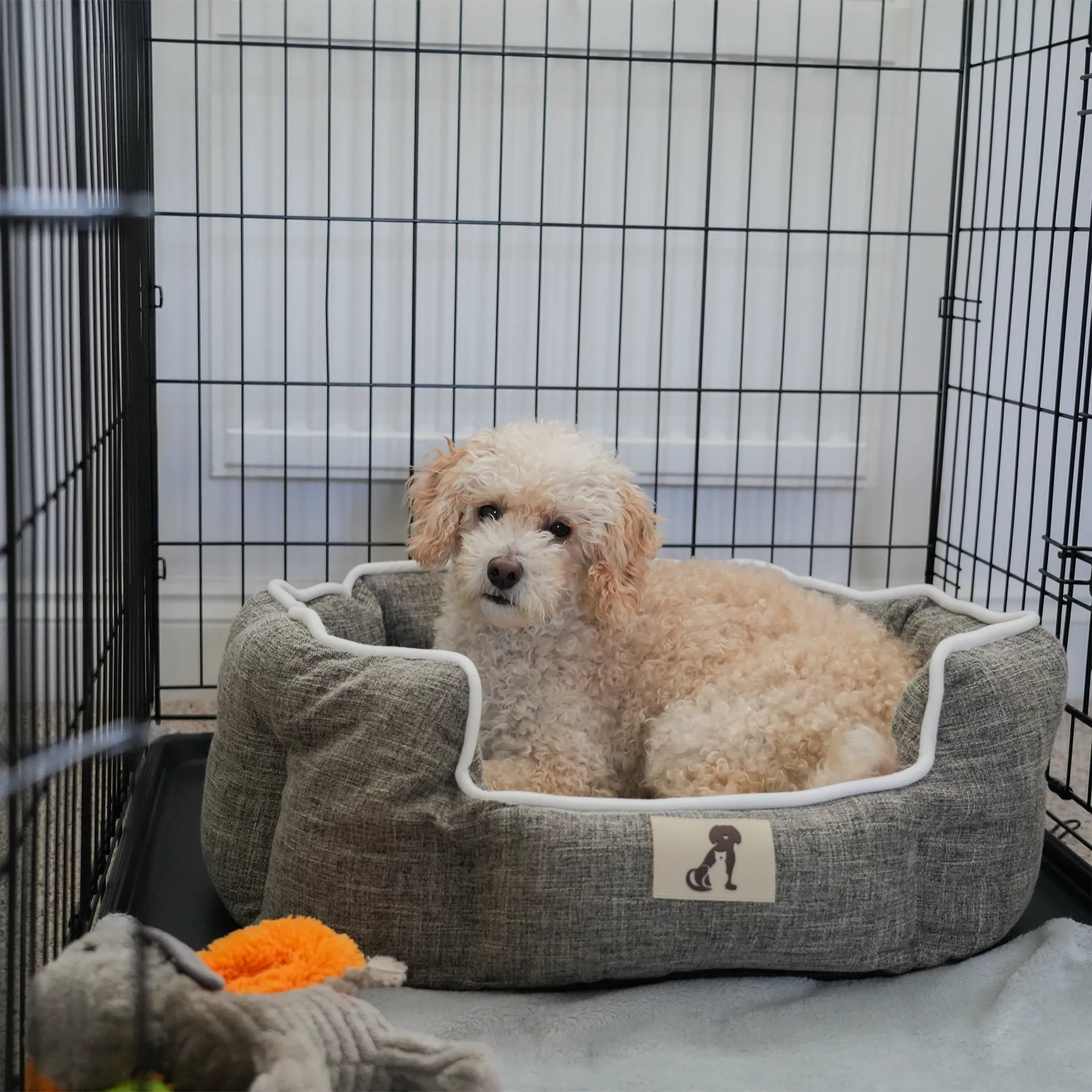 Dog Crate Home Folding Kennel - XS 61L x 46W x 51Hcm