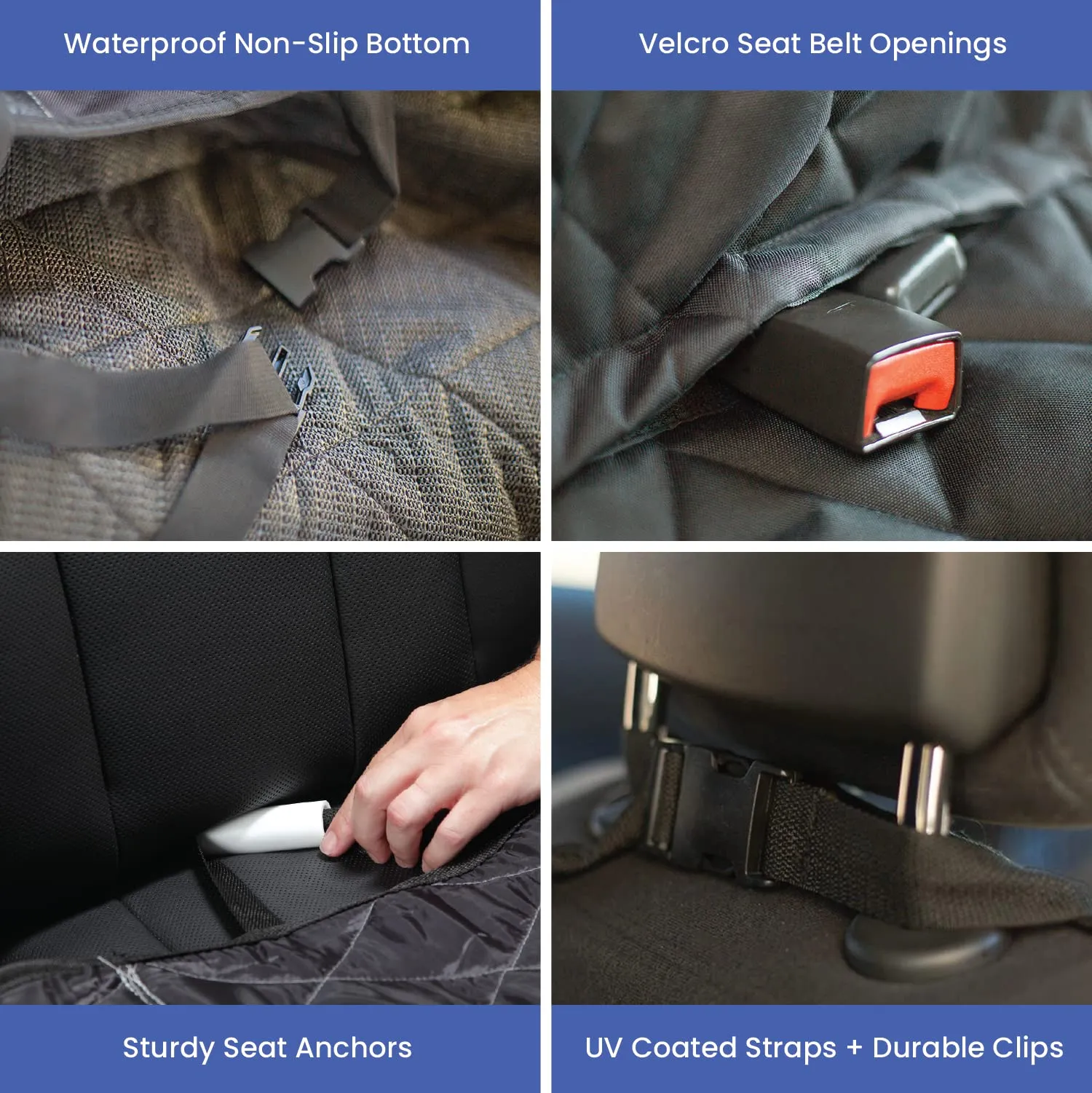Dog Rear Seat Cover - No Hammock