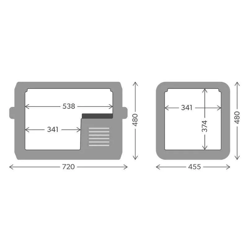 Dometic CFX3 55IM Cooler/Freezer w/Rapid Freeze Plate