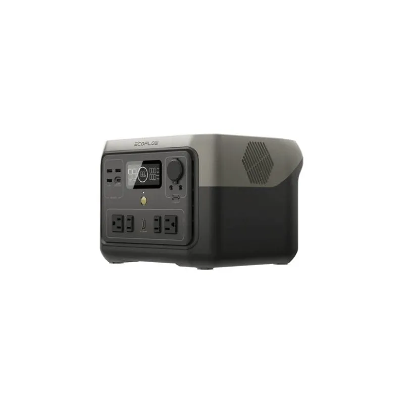 EcoFlow RIVER 2 Portable Power Station   110W Solar Panel Solar Generator RIVER2-110-1-US
