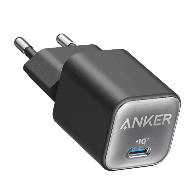 [EU Plug, 2Pin] Anker Charger 511 Nano 3 Powerport 30W USB C GaN Charger A2147