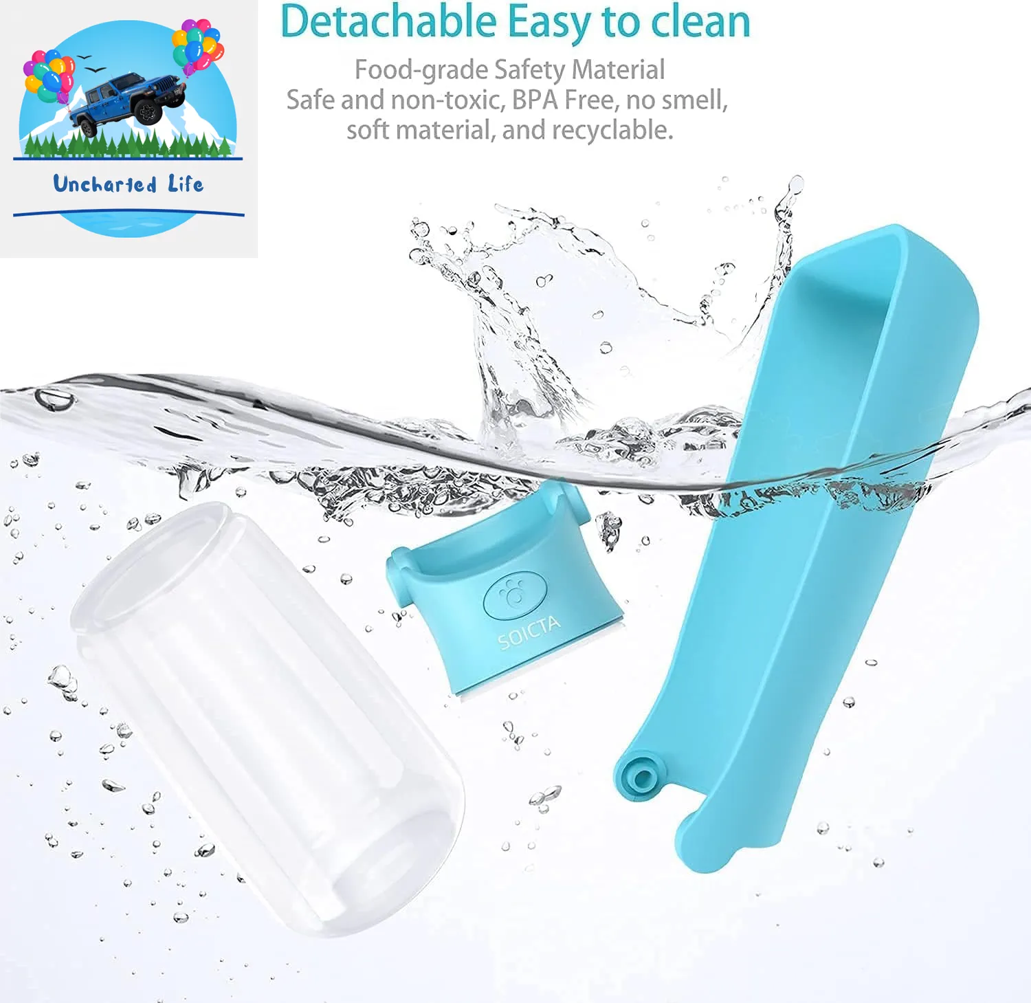 Foldable Dog Water Bottle – Leak-Proof, Portable Hydration for Travel