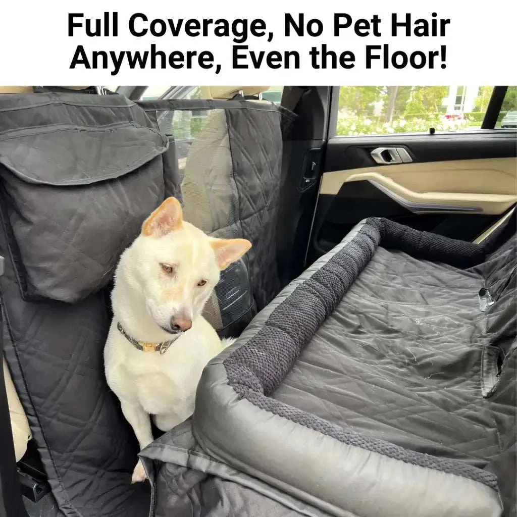 Formosa Covers Premium Heavy Duty Dog Bed Car Back Seat Cover with Luxury PetGuard