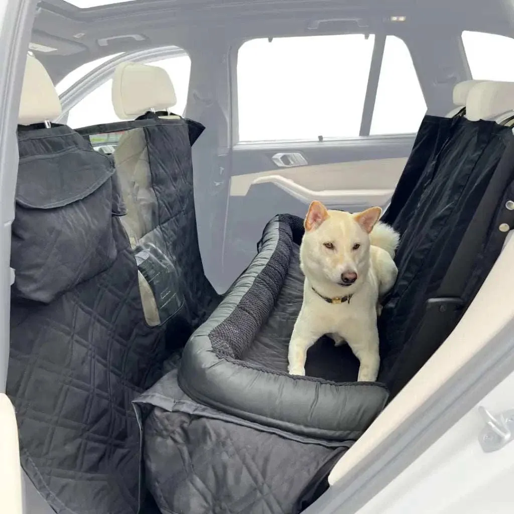 Formosa Covers Premium Heavy Duty Dog Bed Car Back Seat Cover with Luxury PetGuard