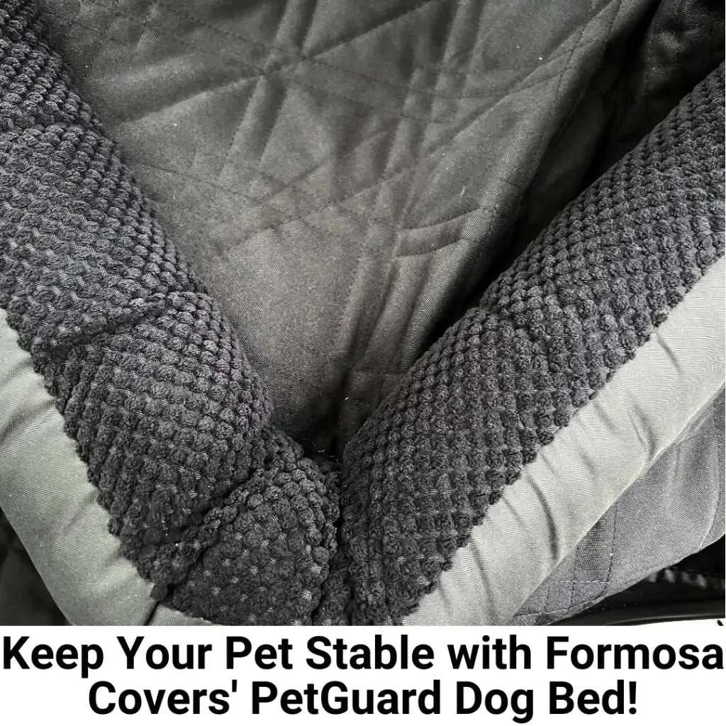 Formosa Covers Premium Heavy Duty Dog Bed Car Back Seat Cover with Luxury PetGuard