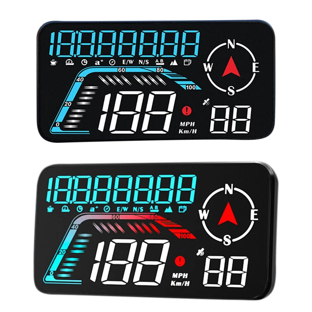 G12 Car Digital Head-Up Display 5.5-Inch GPS Over-Speed Alarm