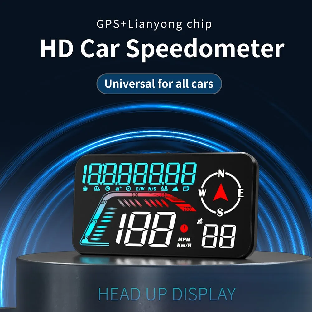 G12 Car Digital Head-Up Display 5.5-Inch GPS Over-Speed Alarm